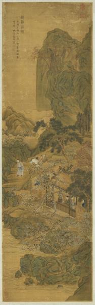 明張翀畫梅溪仙釀　軸