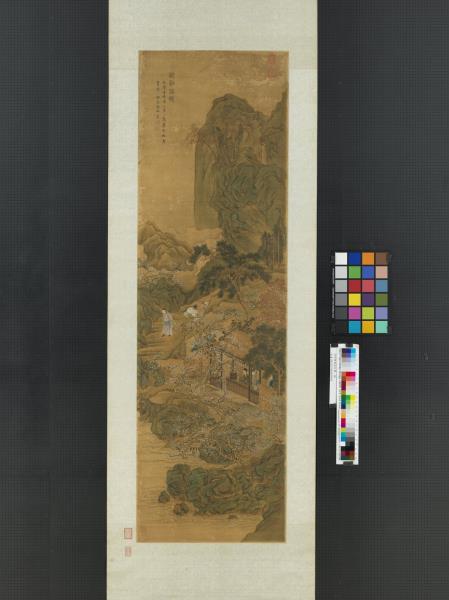 明張翀畫梅溪仙釀　軸