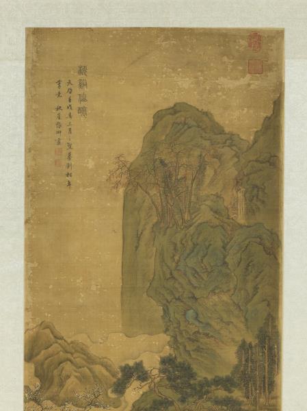 明張翀畫梅溪仙釀　軸