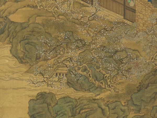 明張翀畫梅溪仙釀　軸