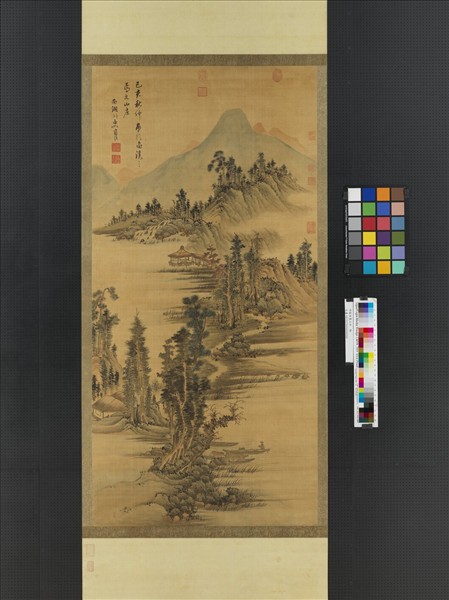 明藍瑛畫山水　軸