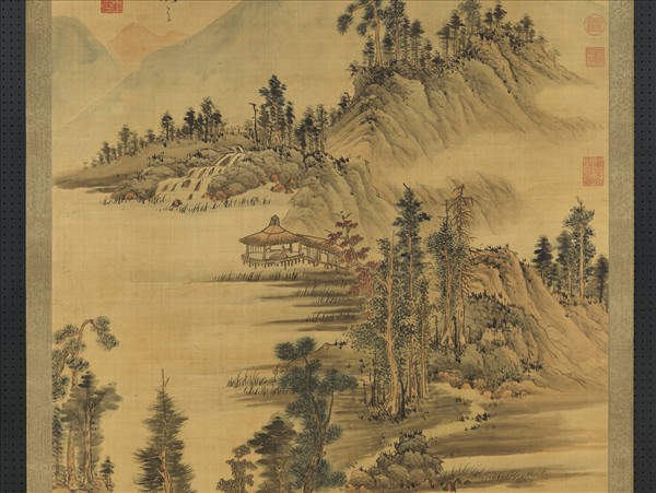 明藍瑛畫山水　軸