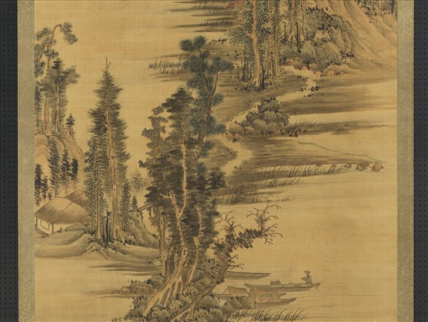 明藍瑛畫山水　軸