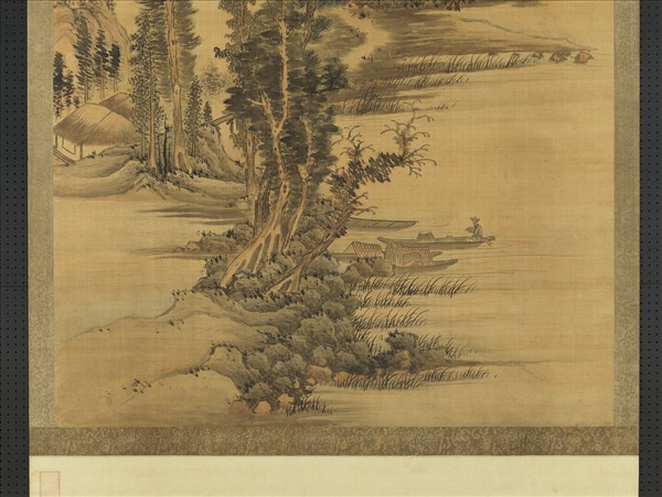 明藍瑛畫山水　軸
