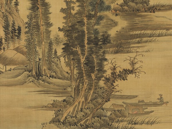 明藍瑛畫山水　軸