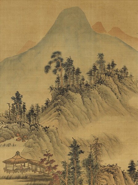 明藍瑛畫山水　軸