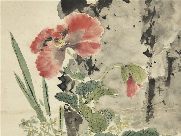 明陳嘉言端陽景　軸