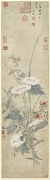 明劉廣畫端陽景　軸