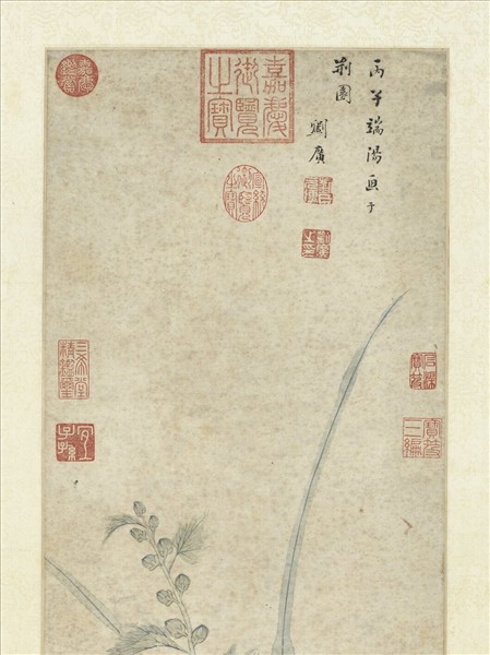 明劉廣畫端陽景　軸