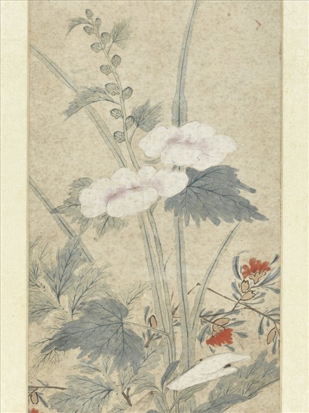 明劉廣畫端陽景　軸