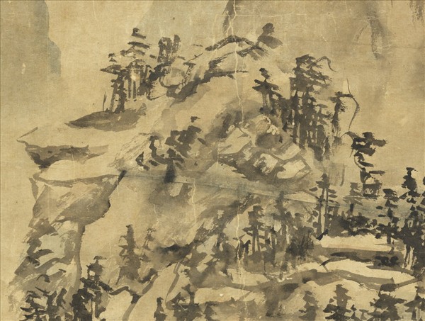 明史端木仿黃公望山水　軸