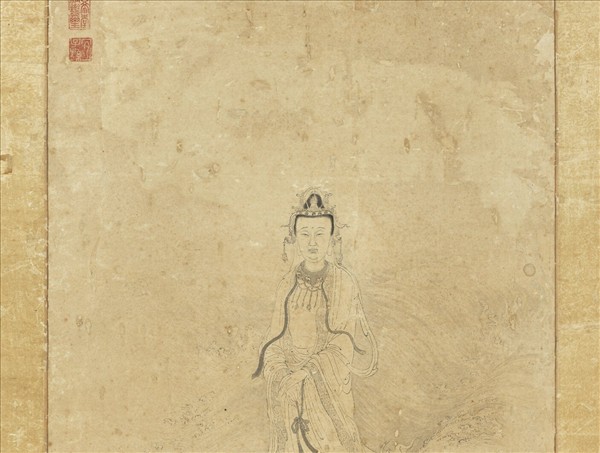 清吳艮畫觀音像　軸