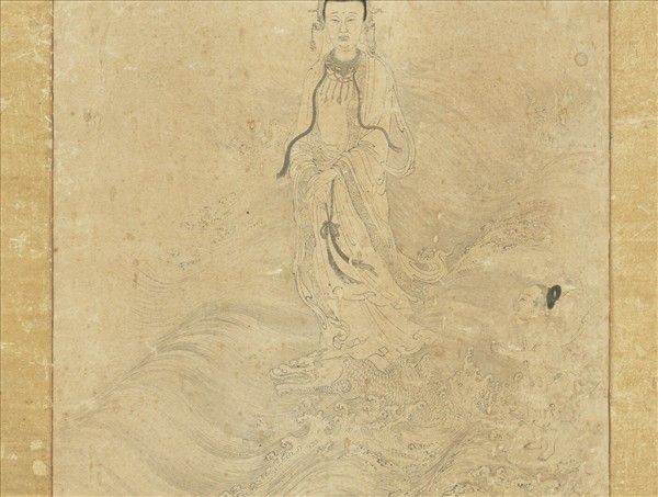 清吳艮畫觀音像　軸