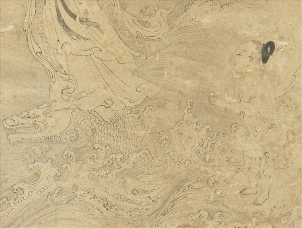 清吳艮畫觀音像　軸