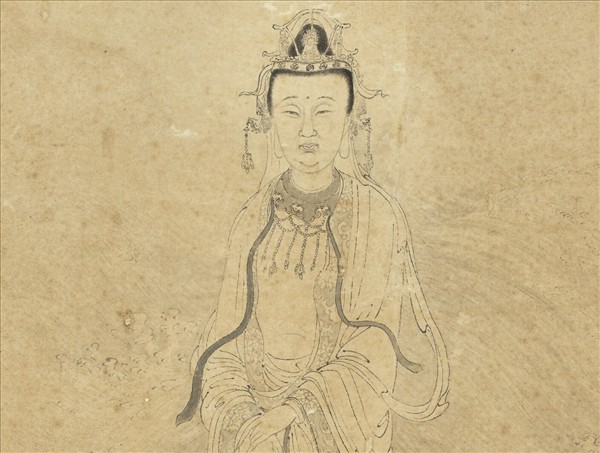 清吳艮畫觀音像　軸