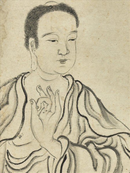 明孫璜如來像　軸