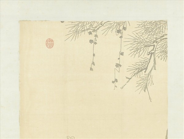 明陳仁秩仁壽圖　軸