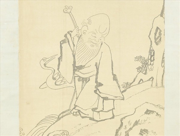 明陳仁秩仁壽圖　軸