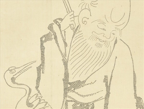 明陳仁秩仁壽圖　軸