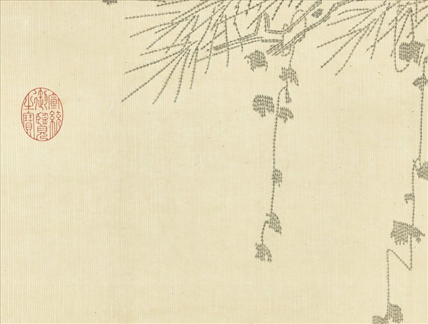 明陳仁秩仁壽圖　軸