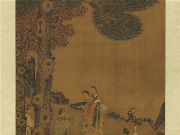 明人松風高逸　軸