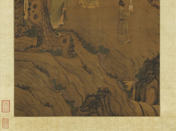 明人松風高逸　軸