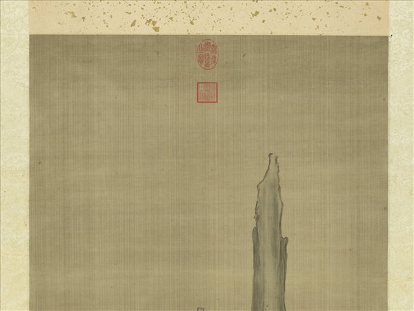 明人眉壽圖　軸