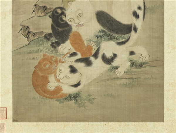 明人眉壽圖　軸