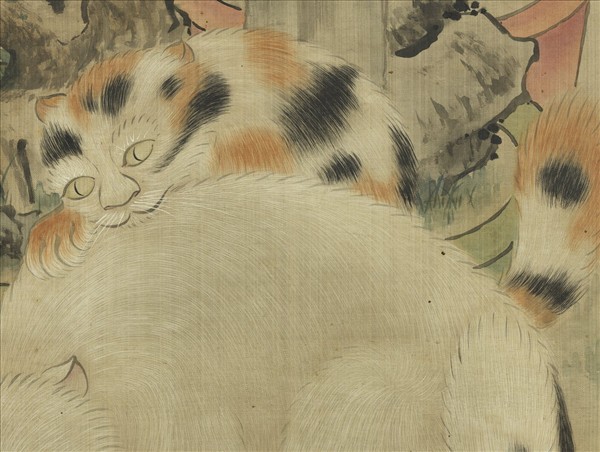 明人眉壽圖　軸