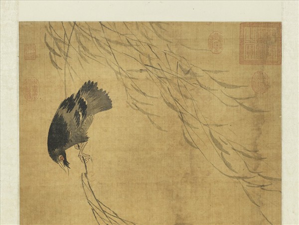 清俞笙花鳥　軸