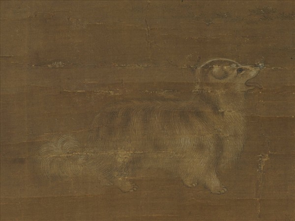 清劉億僊犬圖　軸