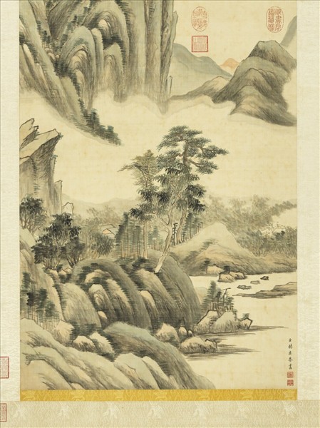 清赫奕秋山圖　軸