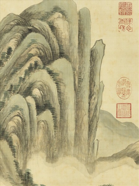 清赫奕秋山圖　軸