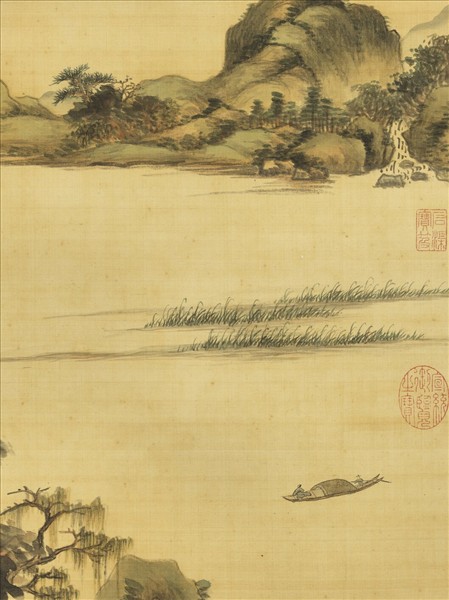 清赫奕秋山平遠　軸