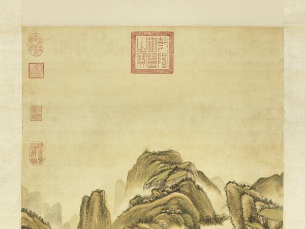 清赫奕秋山晴翠　軸