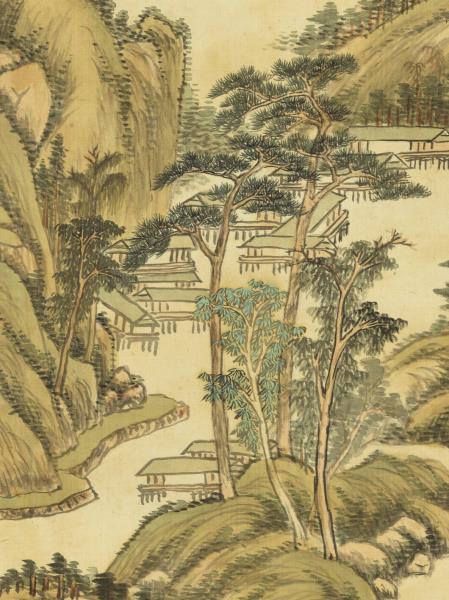 清赫奕秋山晴翠　軸