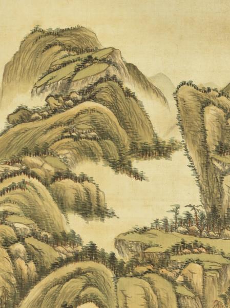 清赫奕秋山晴翠　軸