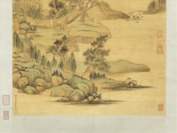 清赫奕禁園秋霽　軸