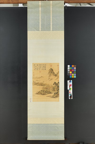 清赫奕畫唐人詩意　軸