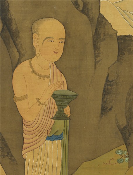 清周禧畫羅漢（丁）　軸