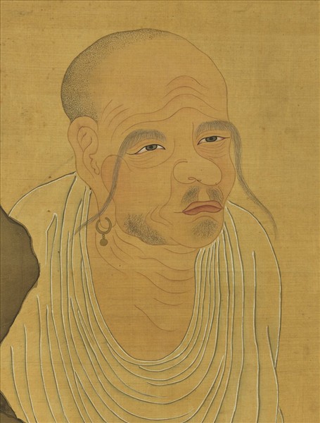 清周禧畫羅漢（丁）　軸