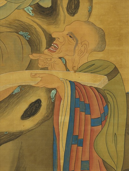 清周禧畫羅漢（戊）　軸