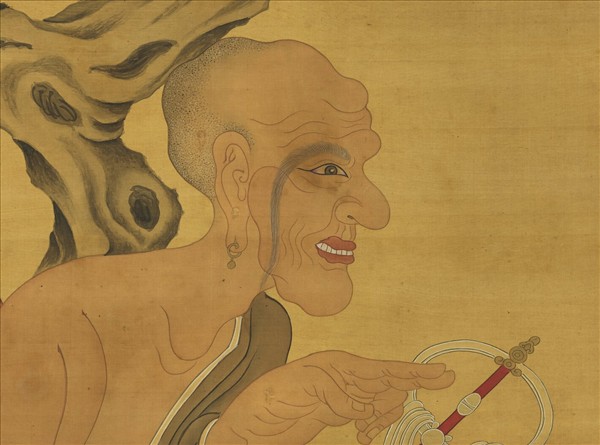 清周禧畫羅漢（己）　軸