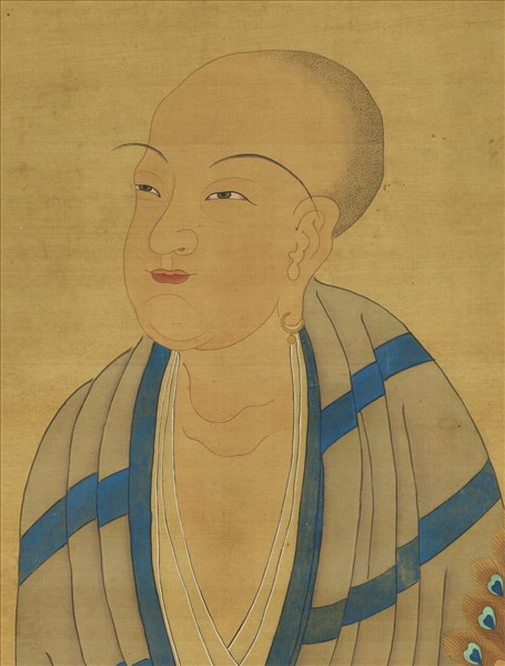 清周禧畫羅漢（辛）　軸