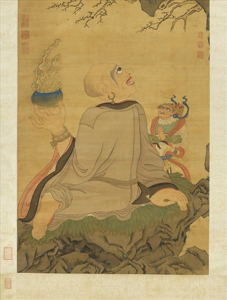 清周禧畫羅漢（壬）　軸