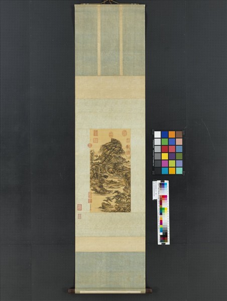 清王敬銘畫山水　軸