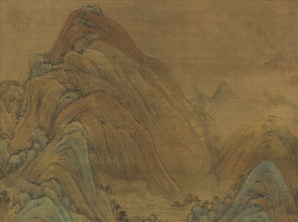 清王敬銘畫山水　軸