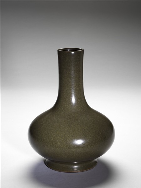 茶葉末釉瓶