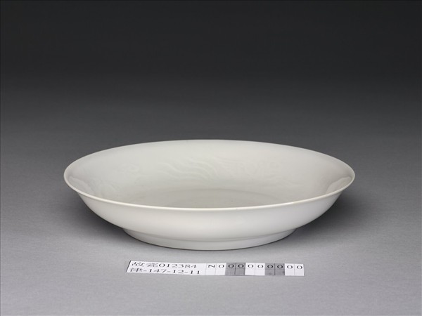 白釉鳳紋盤