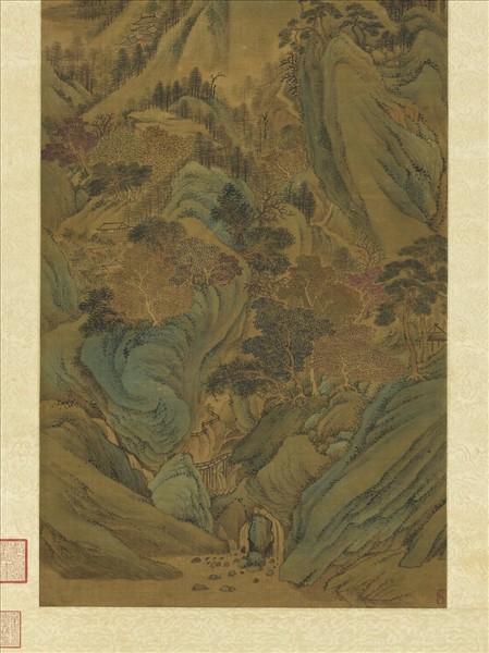 清王翬秋山聳翠圖　軸